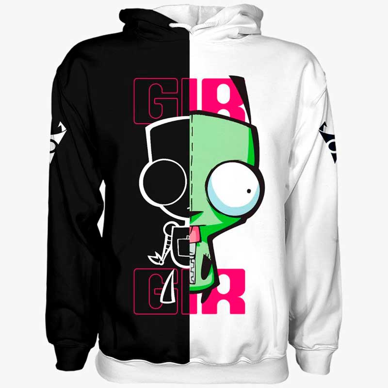 Sudadera G.I.R. Blanco y Negro QUIUBOLEE