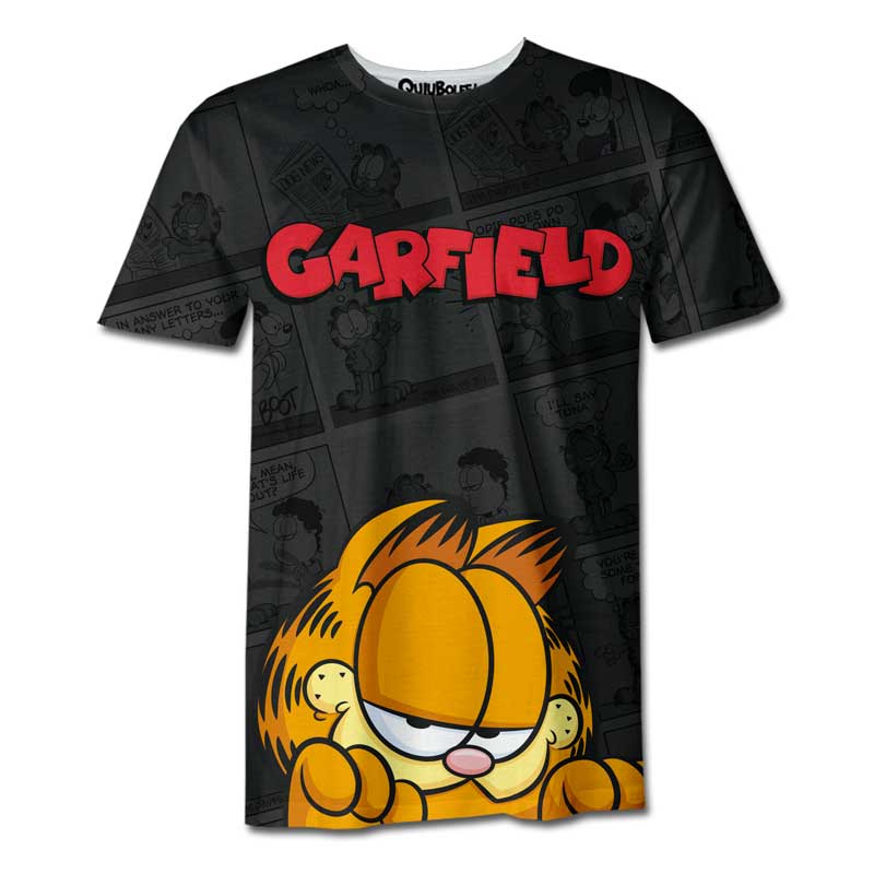 Pijama Playera Manga Larga Pantalón con Estampado Garfield para Niño