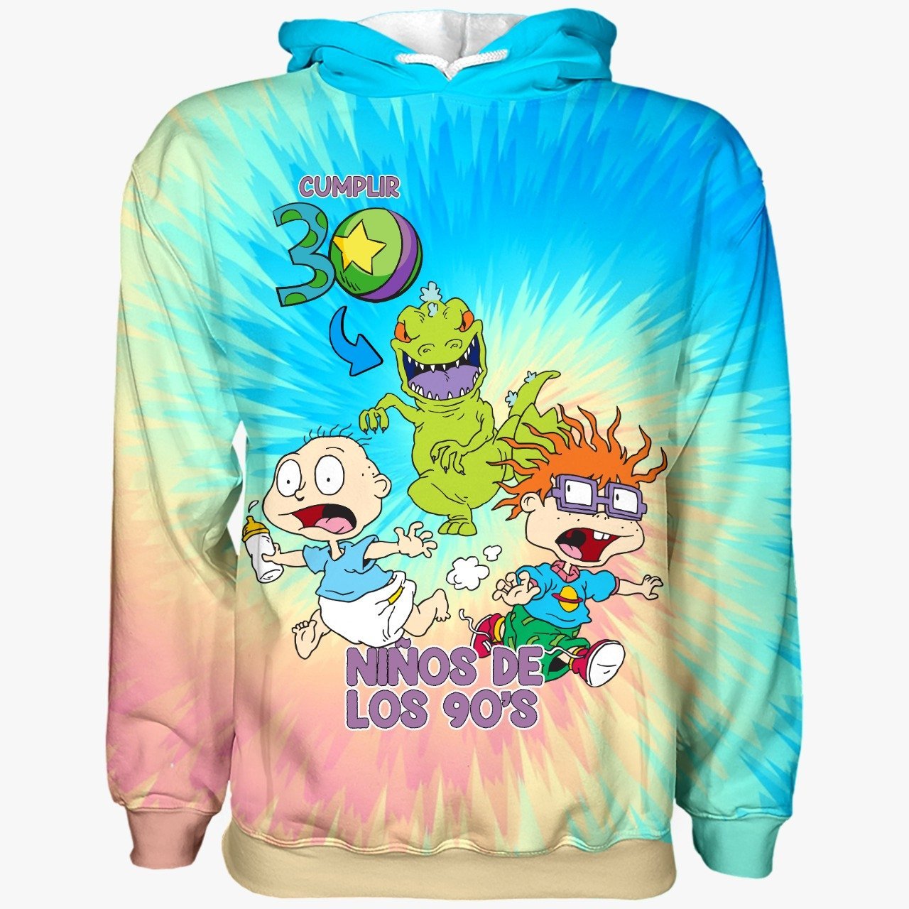 Tie dye cheap rugrats sweatshirt