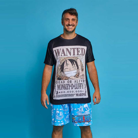 Playera Pijama One Piece Recompensa Luffy