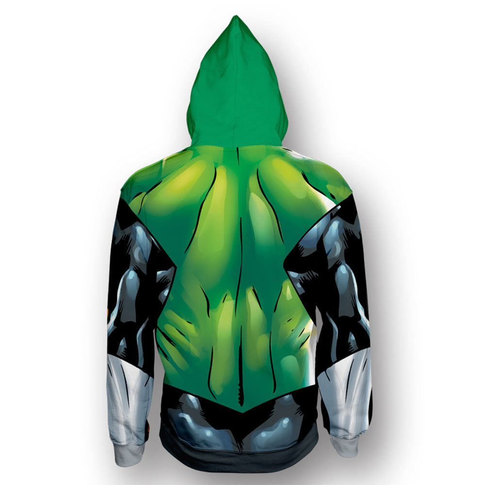 Sudadera Linterna Verde