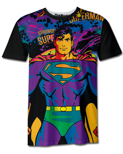 Playera Pijama Superman Retro Colors