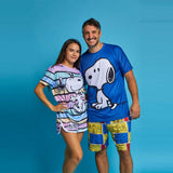 Playera Snoopy Peanuts Blue