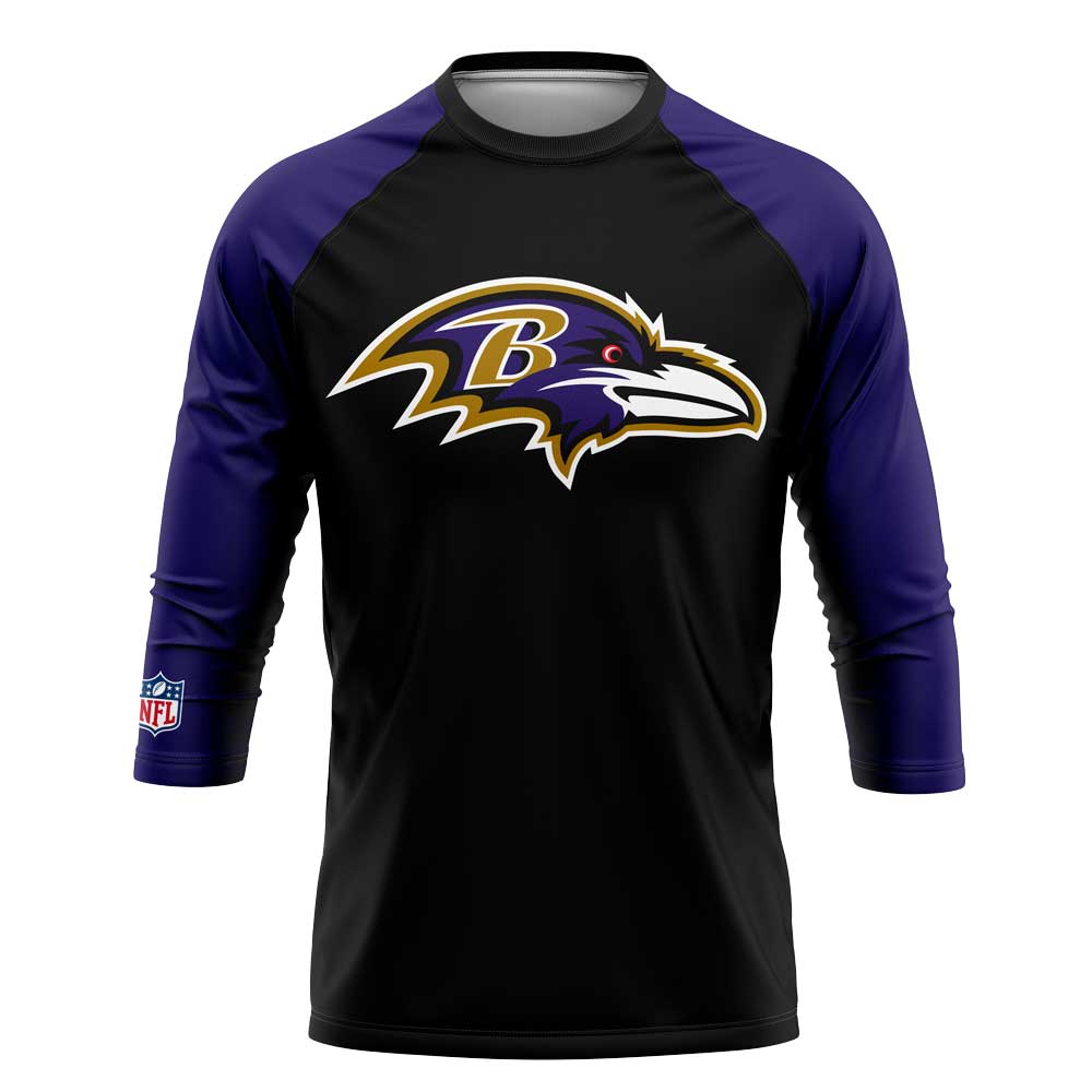 Playera Pijama Ranglan Baltimore Ravens AFC