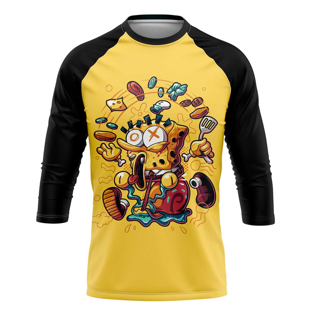 Playera Pijama Ranglan Monster Bob