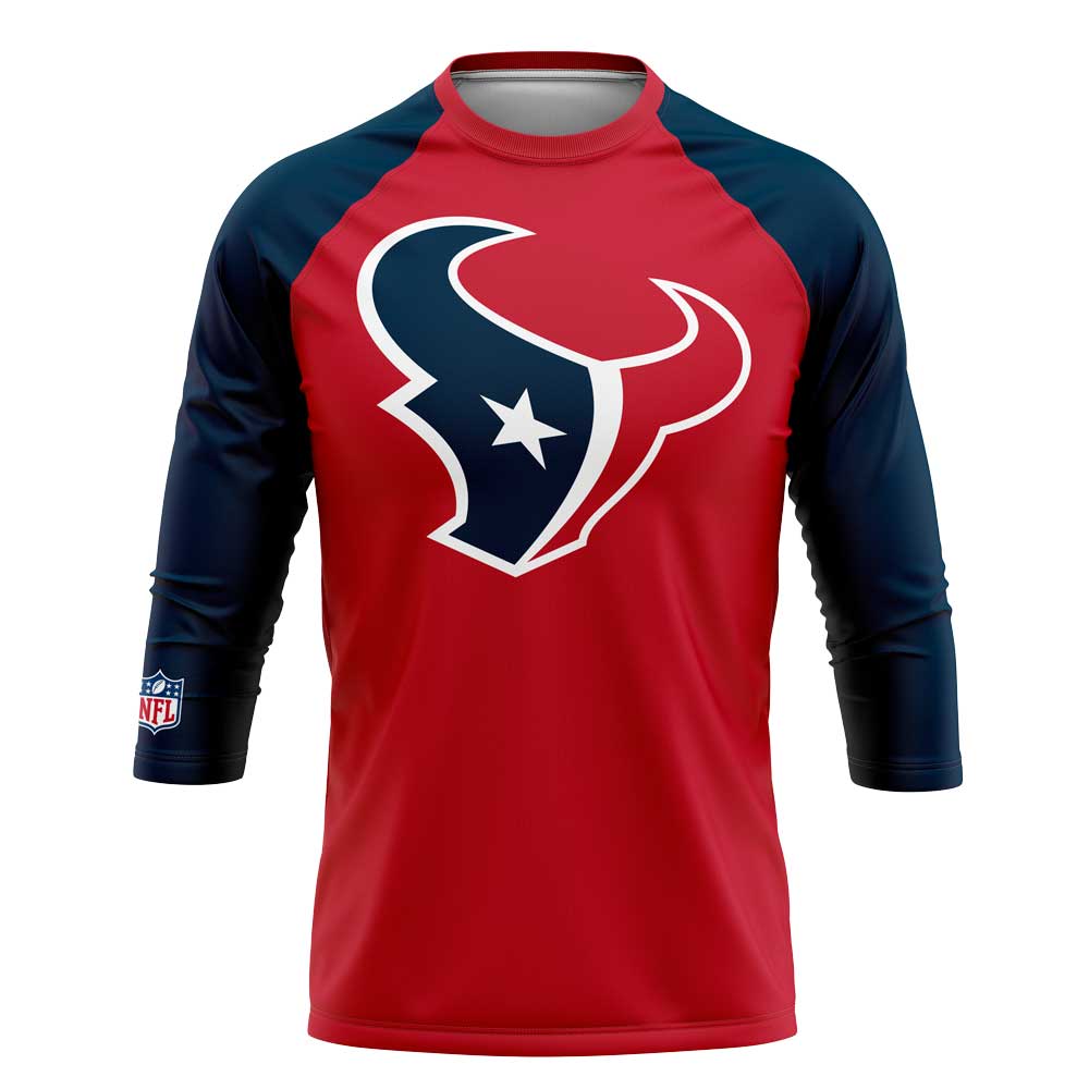 Playera Pijama Ranglan Houston Texans AFC