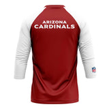 Playera Pijama Ranglan Arizona Cardinals