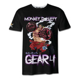 Playera Pijama Luffy Gear Fourth