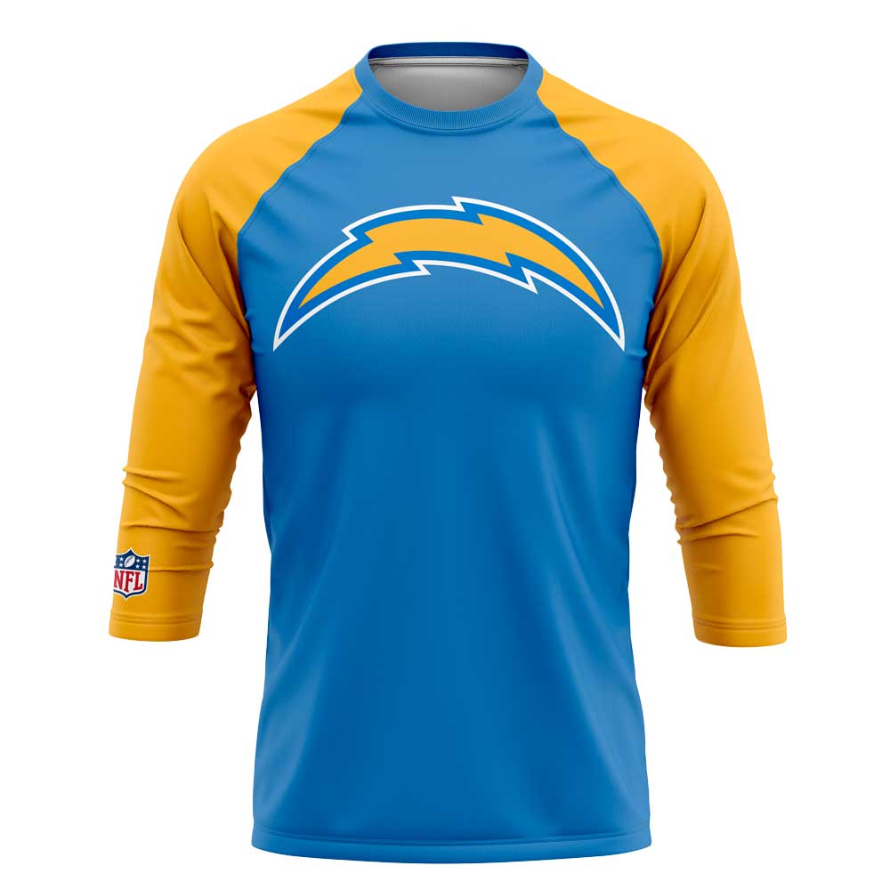 Playera Pijama Ranglan Los Angeles Chargers AFC