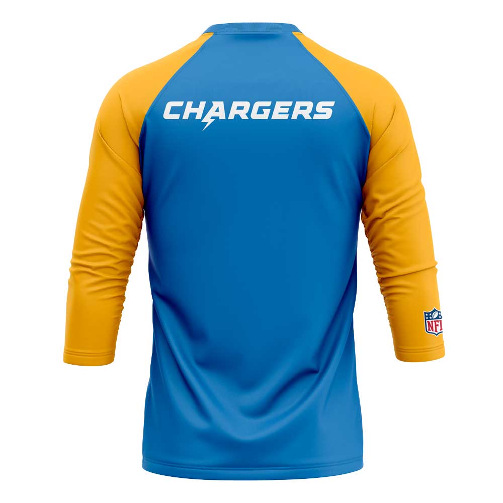 Playera Pijama Ranglan Los Angeles Chargers AFC