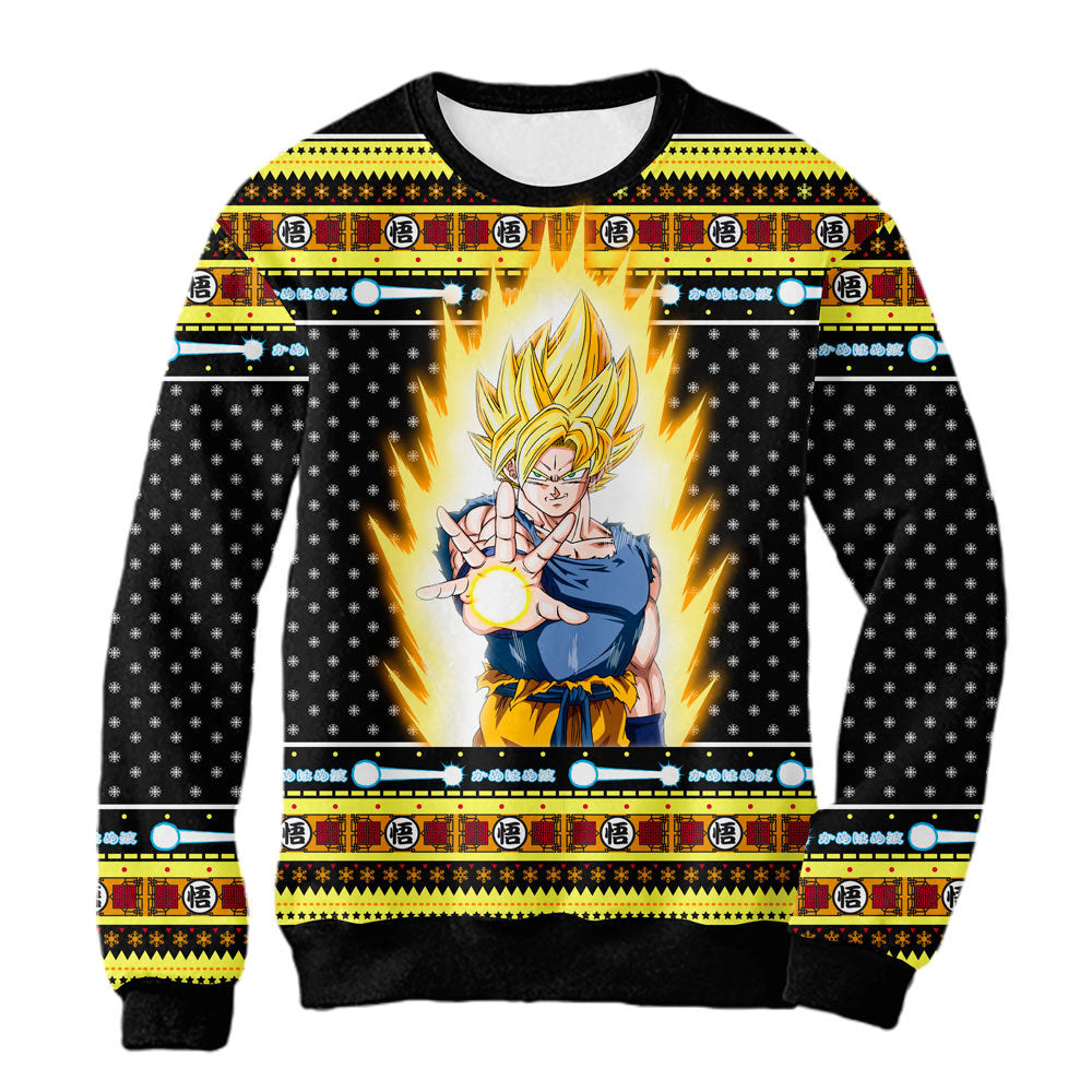 Sudadera Navideña Súper Goku