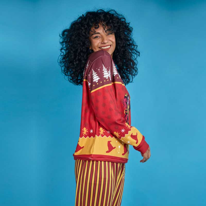 Sudadera Navideña Gryffindor Oficial