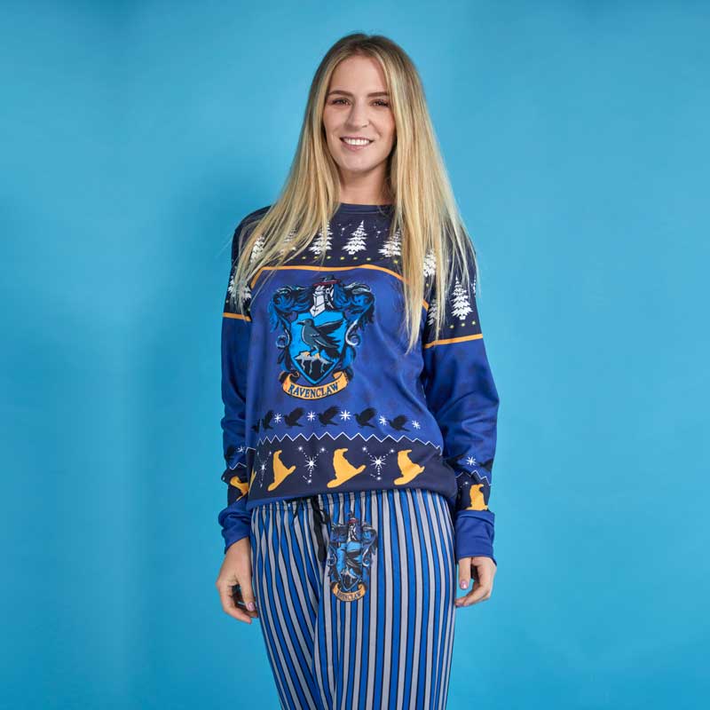 Sudadera Navideña Ravenclaw Oficial