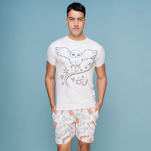 Short Pijama Hedwig Harry Potter